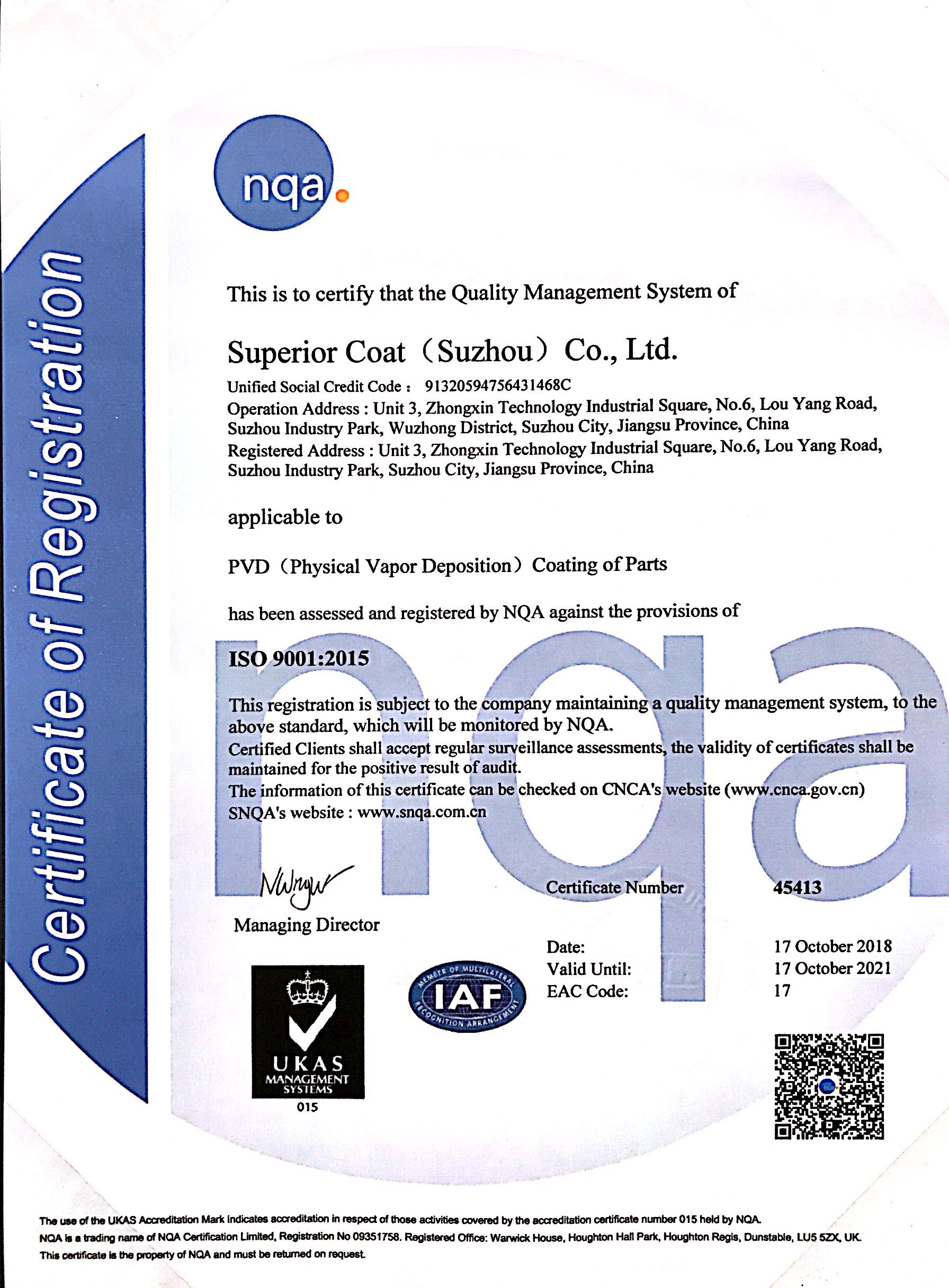 ISO 9001:2015